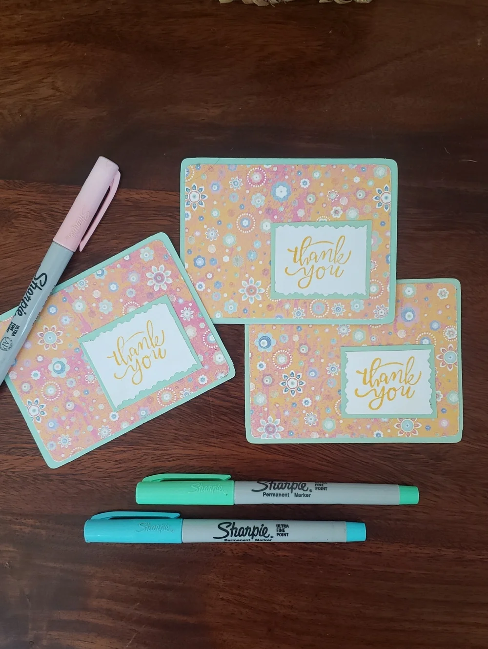 Coordinated Packaging Bundle | Thank You Cards + Stickers + Polymailers | Floral